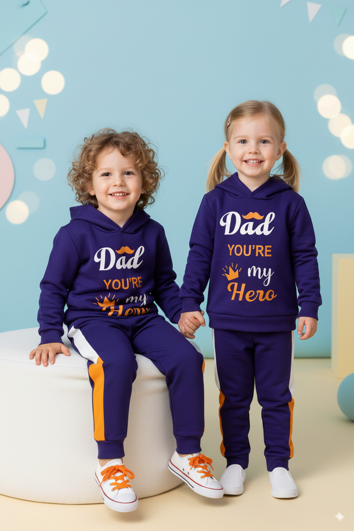 DAD YOU ARE MY HERO FLEECE PAIR