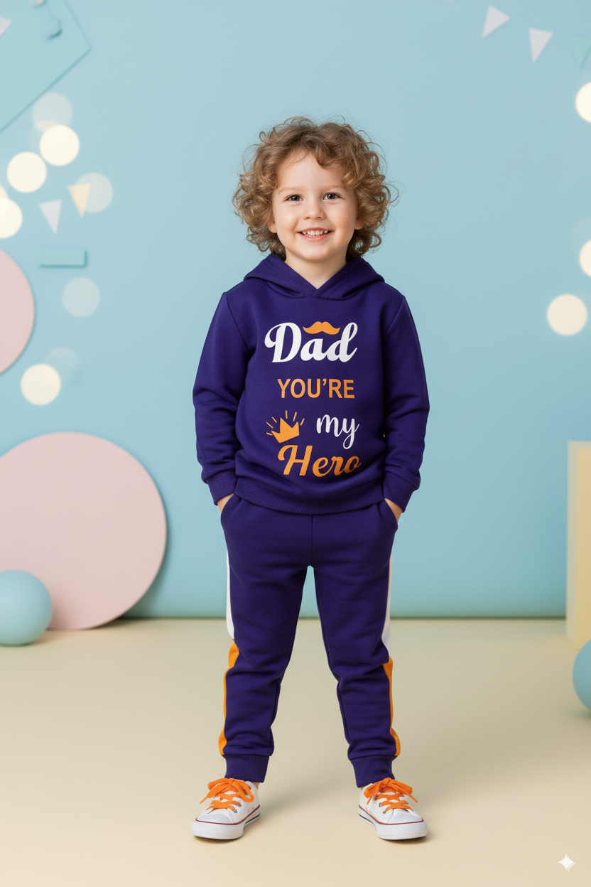 DAD YOU ARE MY HERO FLEECE PAIR