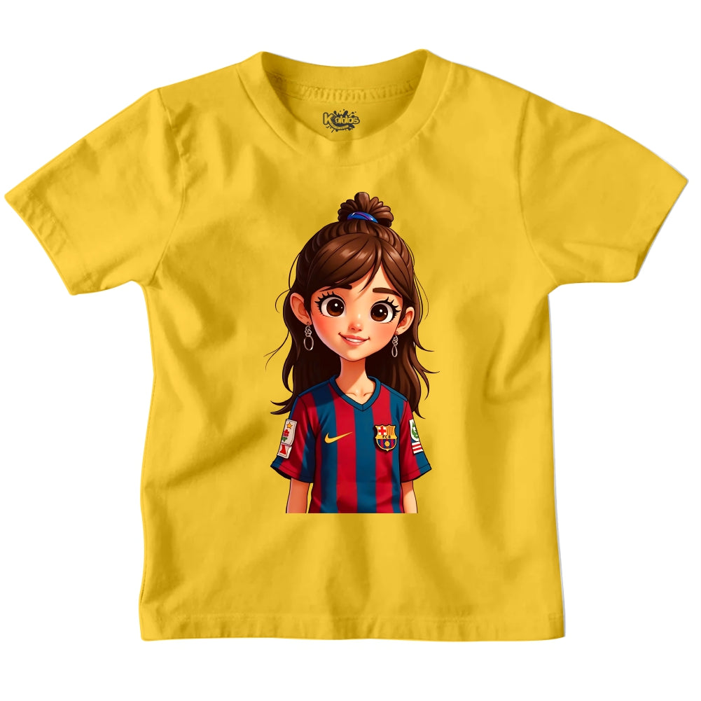 FOOTBALL - CUTE GIRL T-SHIRT