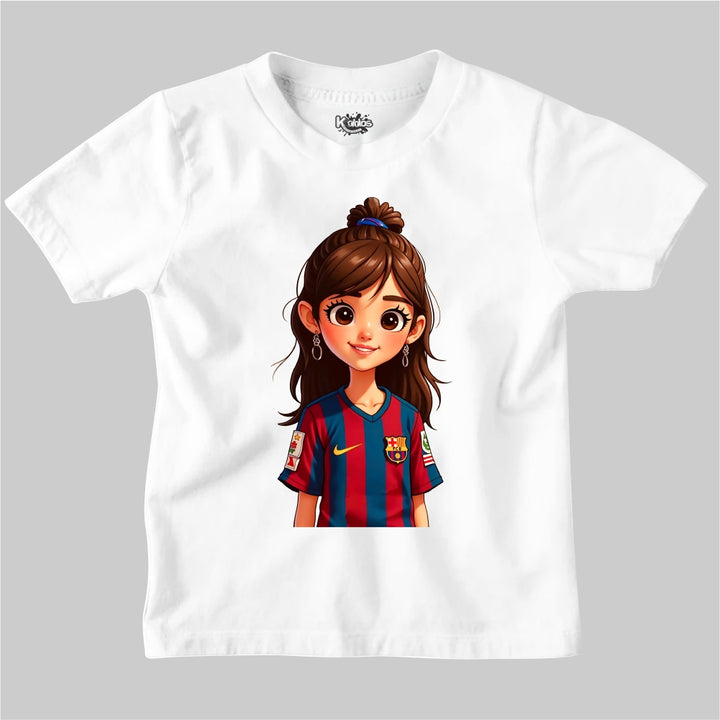 FOOTBALL - CUTE GIRL T-SHIRT