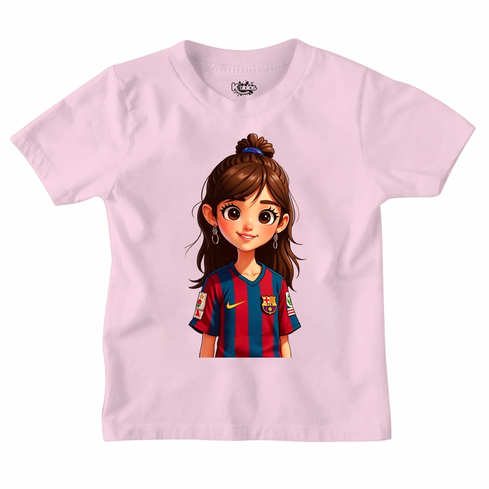 FOOTBALL - CUTE GIRL T-SHIRT