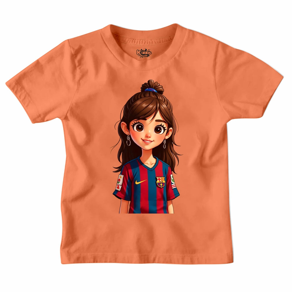 FOOTBALL - CUTE GIRL T-SHIRT