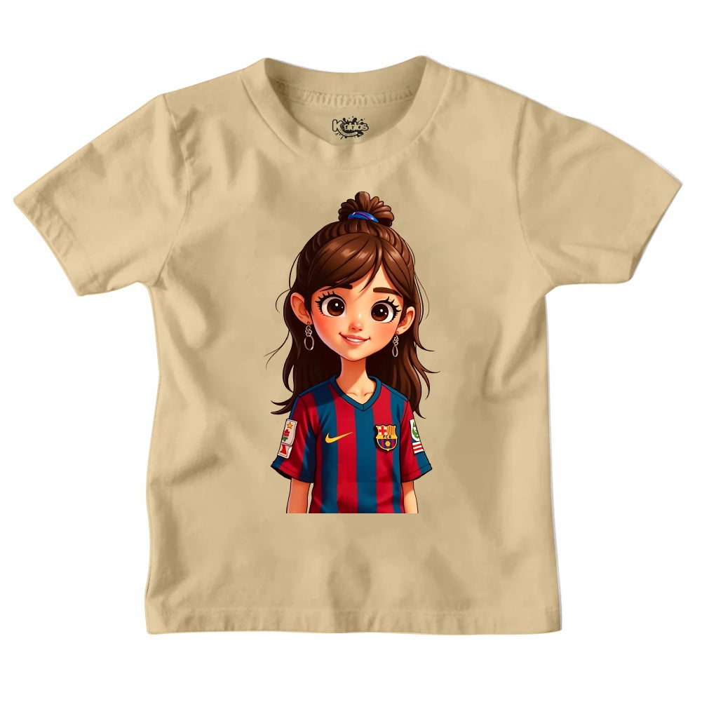 FOOTBALL - CUTE GIRL T-SHIRT