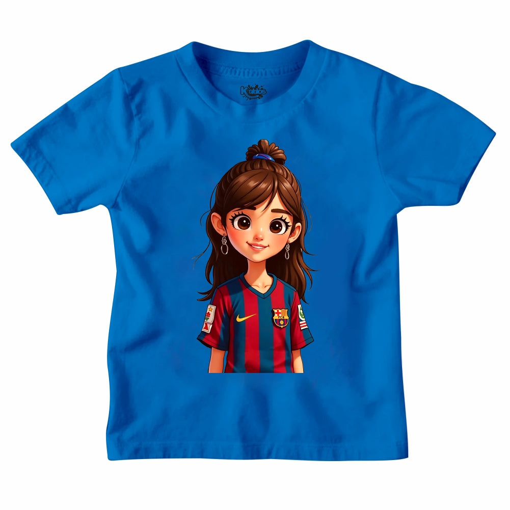 FOOTBALL - CUTE GIRL T-SHIRT