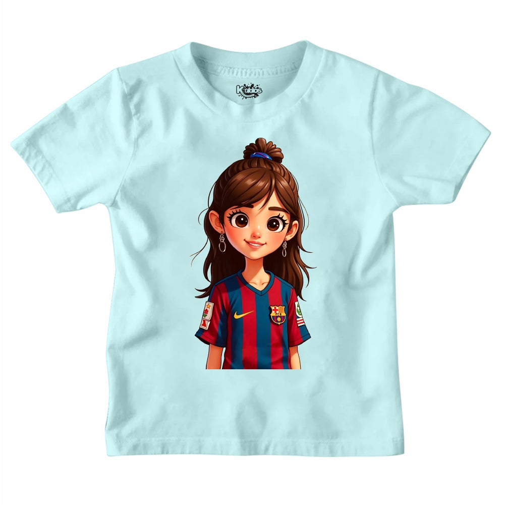FOOTBALL - CUTE GIRL T-SHIRT