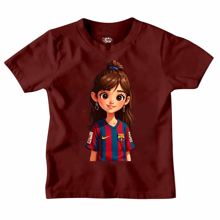 FOOTBALL - CUTE GIRL T-SHIRT