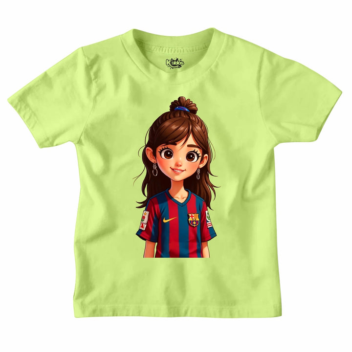 FOOTBALL - CUTE GIRL T-SHIRT