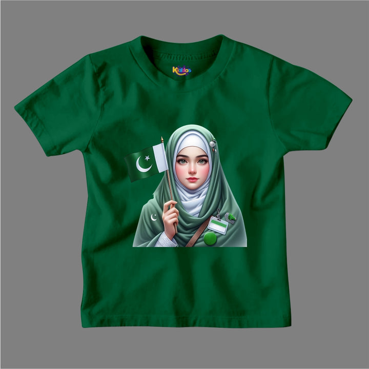 14 AUGUST GIRL FLAG T-SHIRT