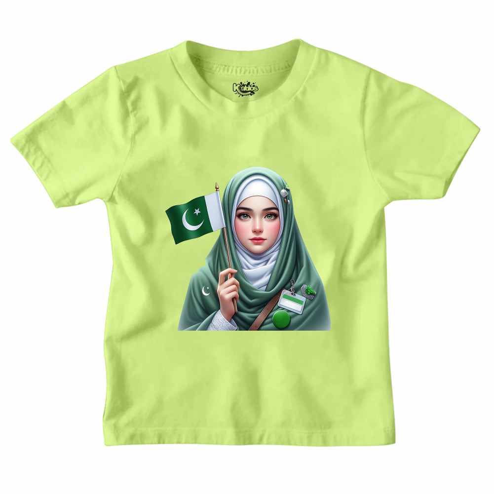 14 AUGUST GIRL FLAG T-SHIRT