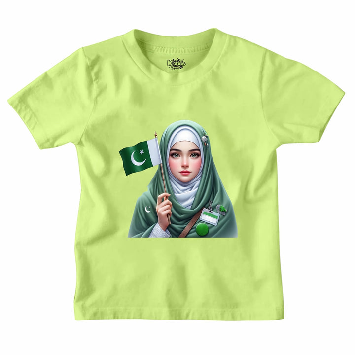 14 AUGUST GIRL FLAG T-SHIRT
