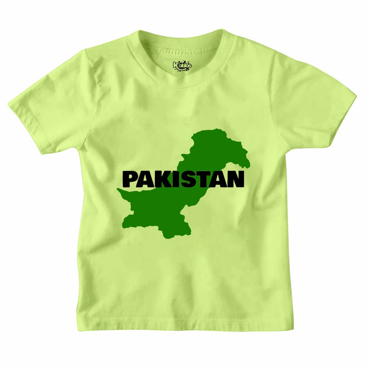 14 AUGUST MAP OF PAKISTAN T-SHIRT
