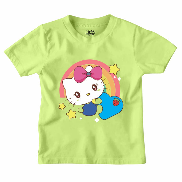 RAINBOW HELLO KITTI T-SHIRT