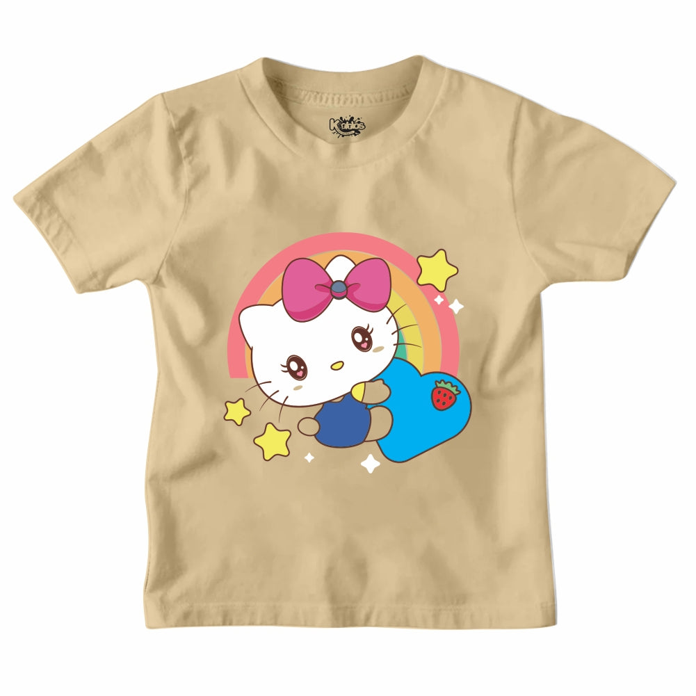 RAINBOW HELLO KITTI T-SHIRT