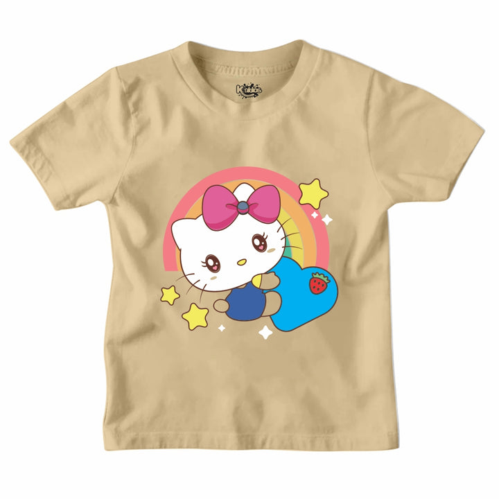 RAINBOW HELLO KITTI T-SHIRT