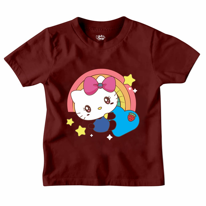 RAINBOW HELLO KITTI T-SHIRT