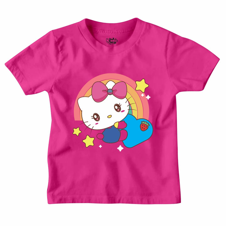 RAINBOW HELLO KITTI T-SHIRT