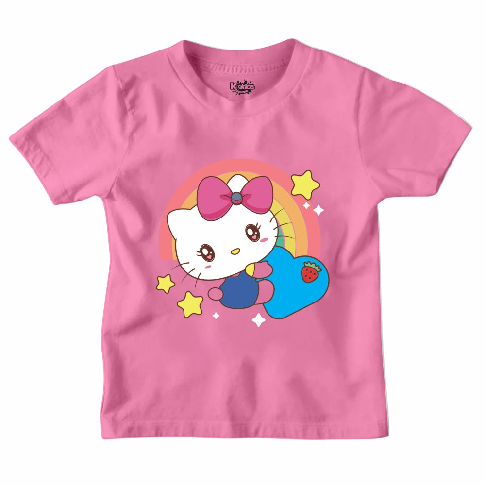 RAINBOW HELLO KITTI T-SHIRT