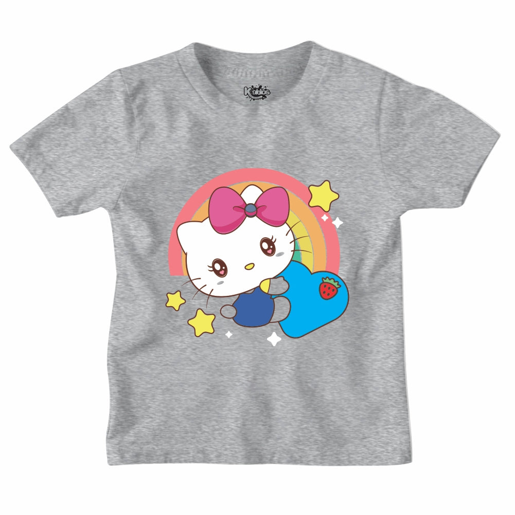 RAINBOW HELLO KITTI T-SHIRT