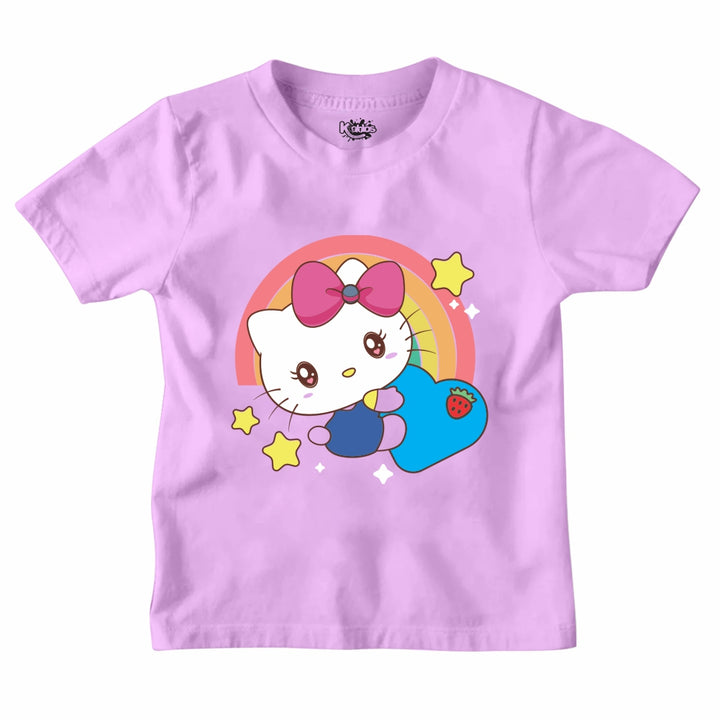 RAINBOW HELLO KITTI T-SHIRT