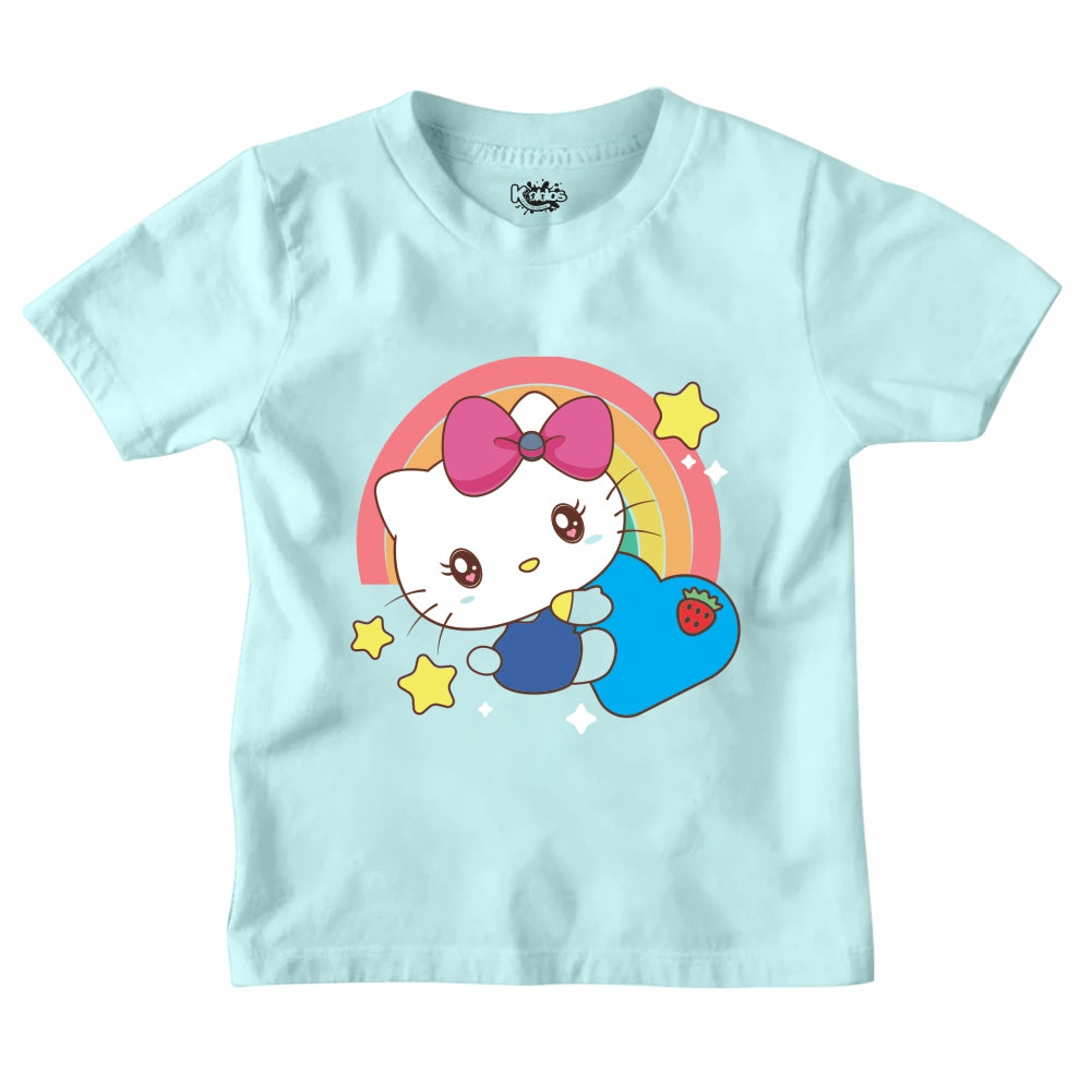 RAINBOW HELLO KITTI T-SHIRT