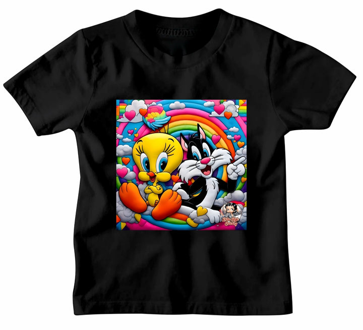 TWEETY BIRD AND SYLVESTER T-SHIRT