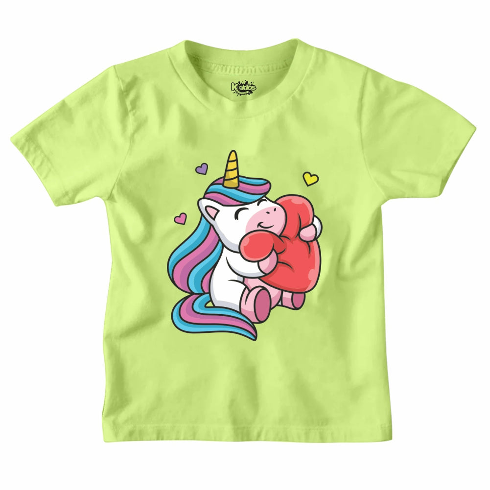 UNICORM WITH HEART T-SHIRT