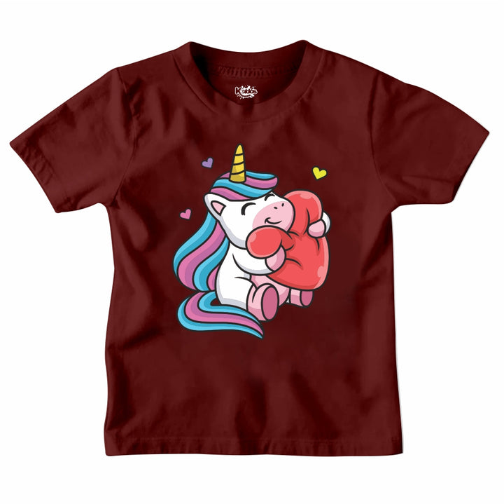 UNICORM WITH HEART T-SHIRT