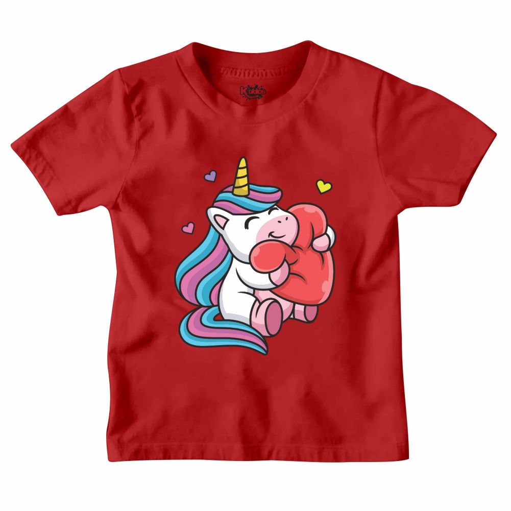 UNICORM WITH HEART T-SHIRT
