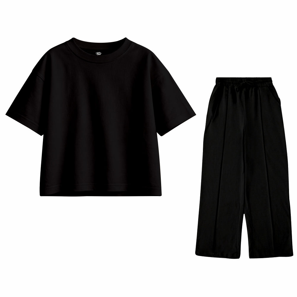BLACK Oversized Tracksuit