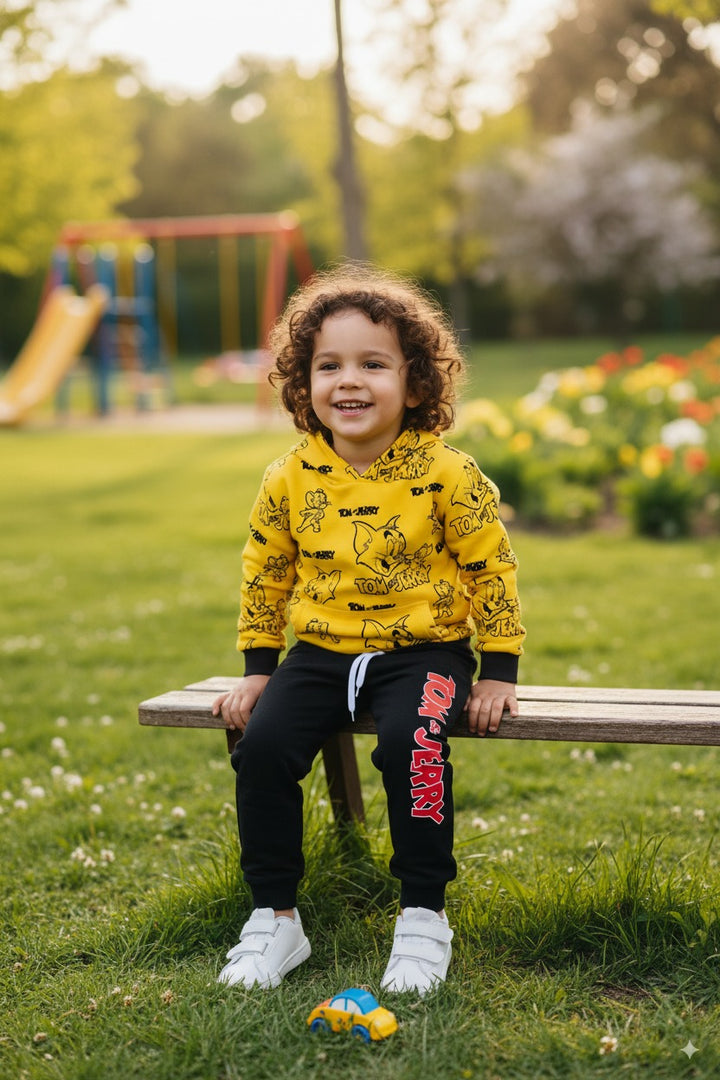 TOM & JERRY ALLOVER FLEECE PAIR