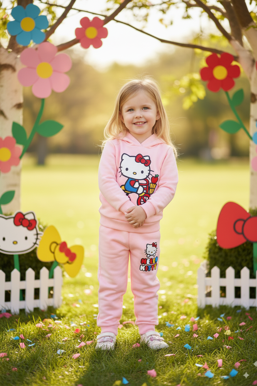 HELLO KITTI FLEECE PAIR