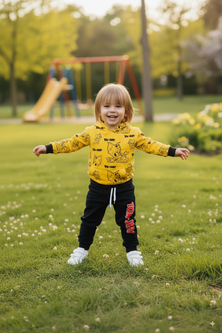 TOM & JERRY ALLOVER FLEECE PAIR