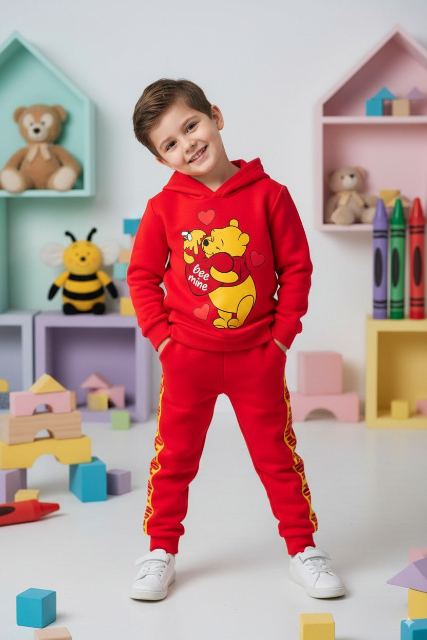 BE MINE POOH FLEECE PAIR