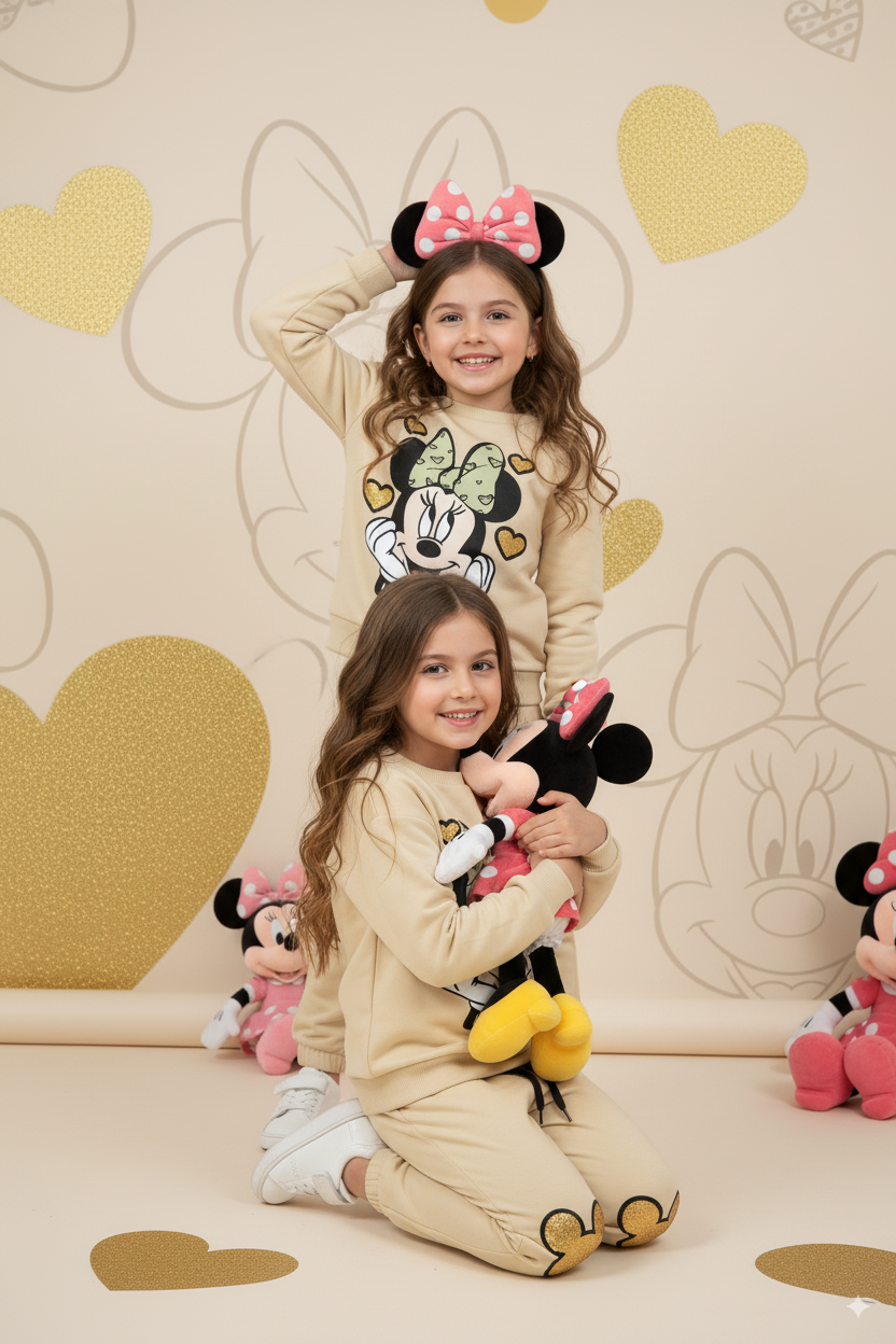 MINNIE HEART FLEECE PAIR