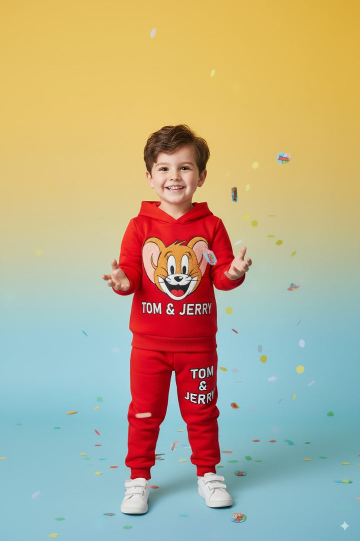 TOM & JERRY PUFF PRINTED FLEECE PAIR