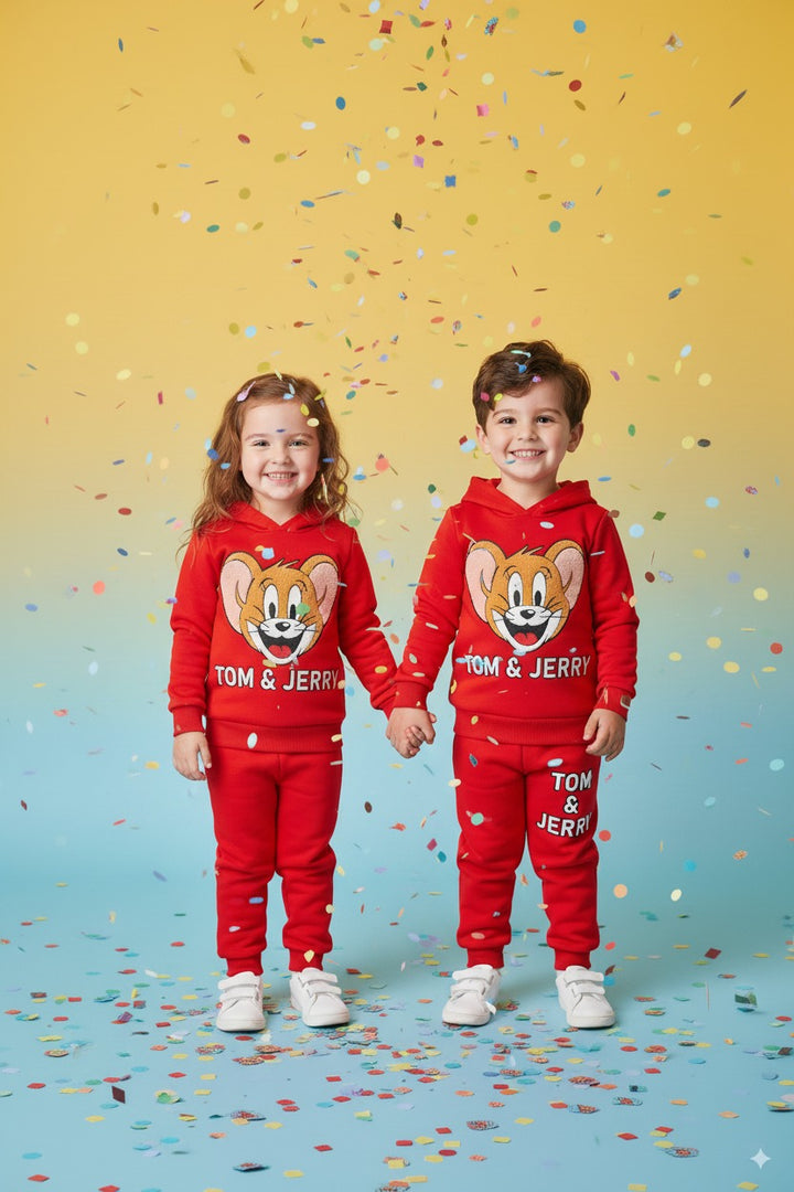 TOM & JERRY PUFF PRINTED FLEECE PAIR