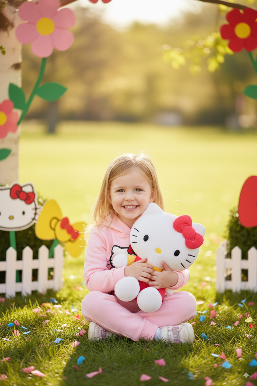 HELLO KITTI FLEECE PAIR