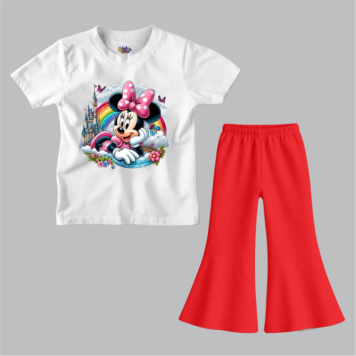 MICKEY GIRL WITH RAINBOW TRACKSUIT