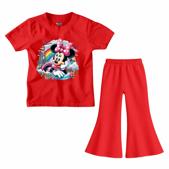 MICKEY GIRL WITH RAINBOW TRACKSUIT