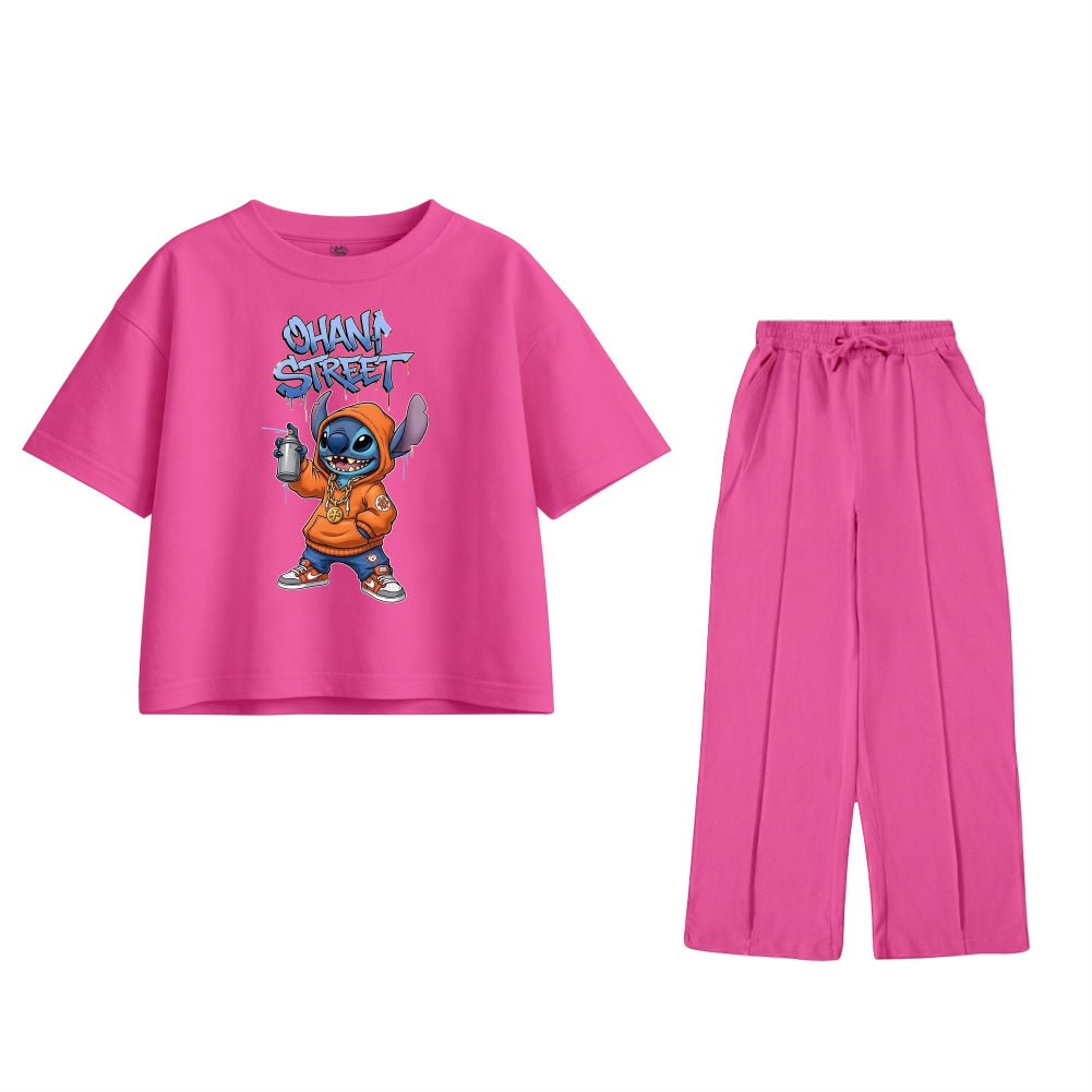 lilo stitch Oversized Tracksuit