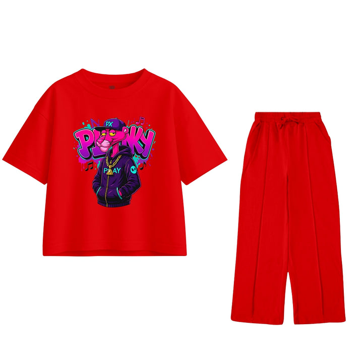 Pink Panther Oversized Tracksuit