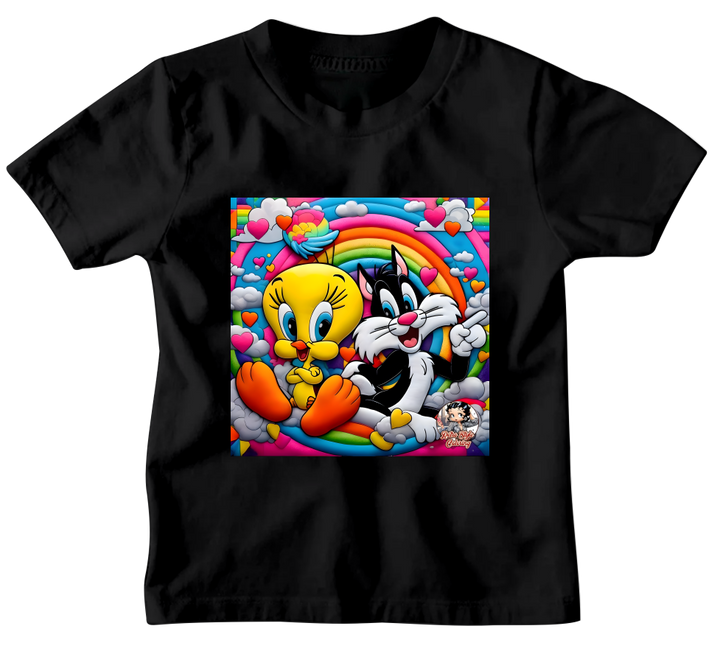TWEETY BIRD AND SYLVESTER T-SHIRT